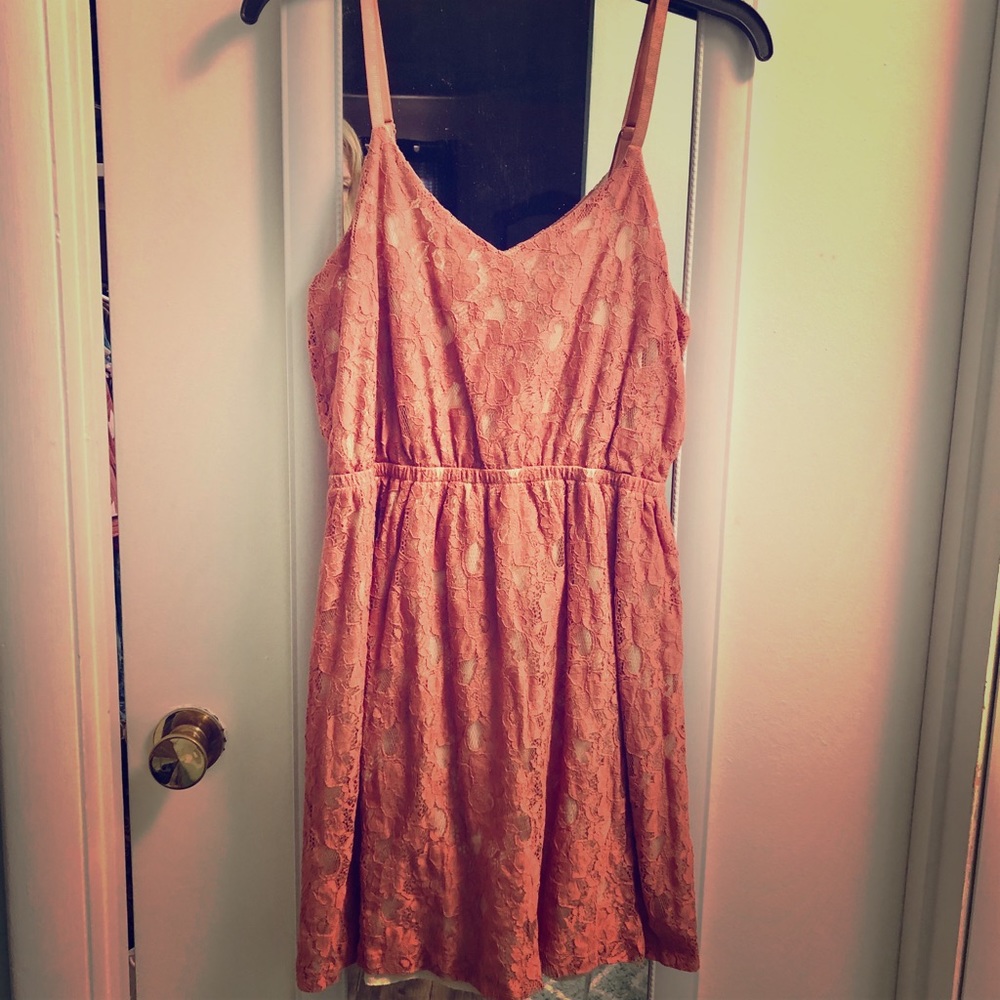 Lace mini dress